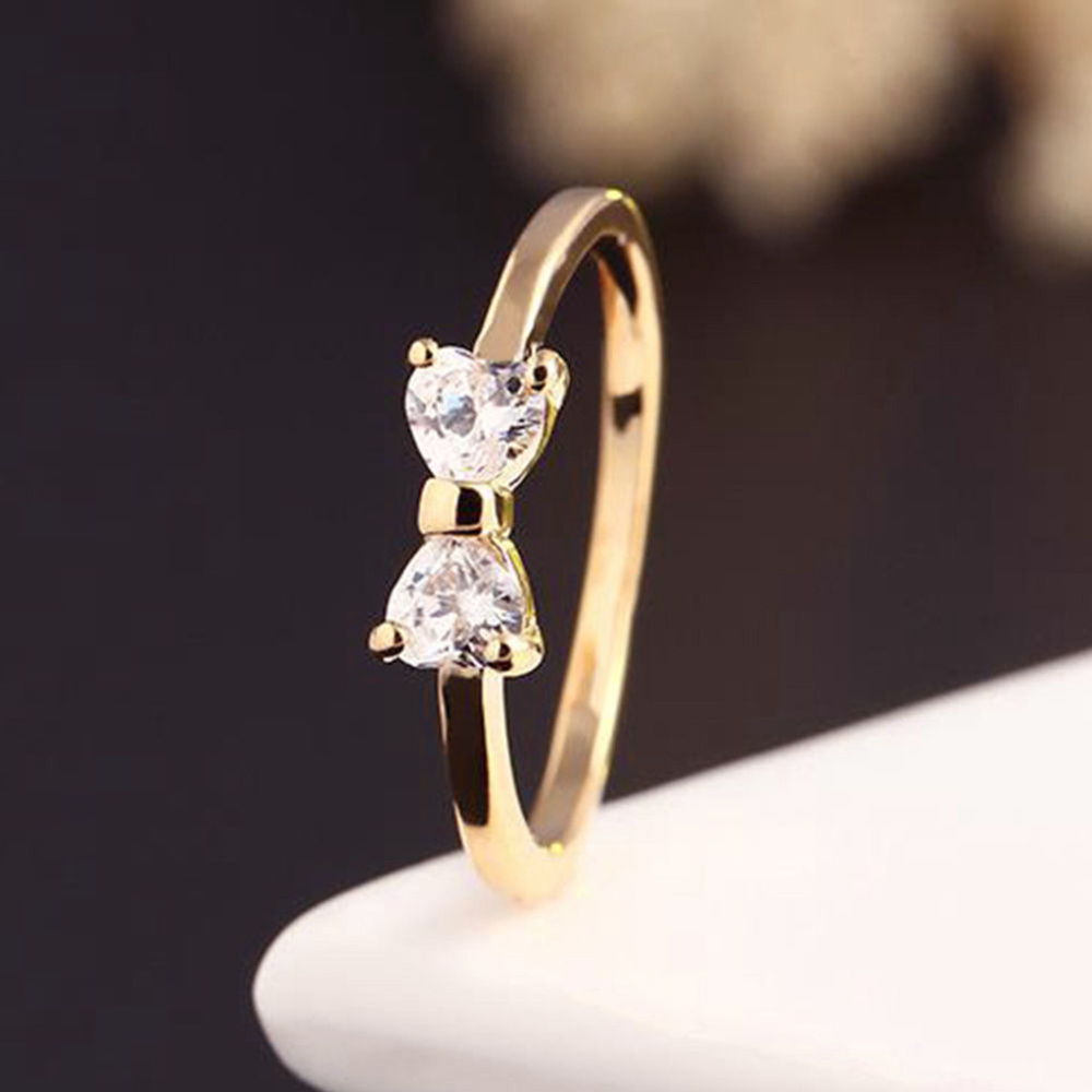 💓SUPER CUTE GOLD PLATED BOW RING💓